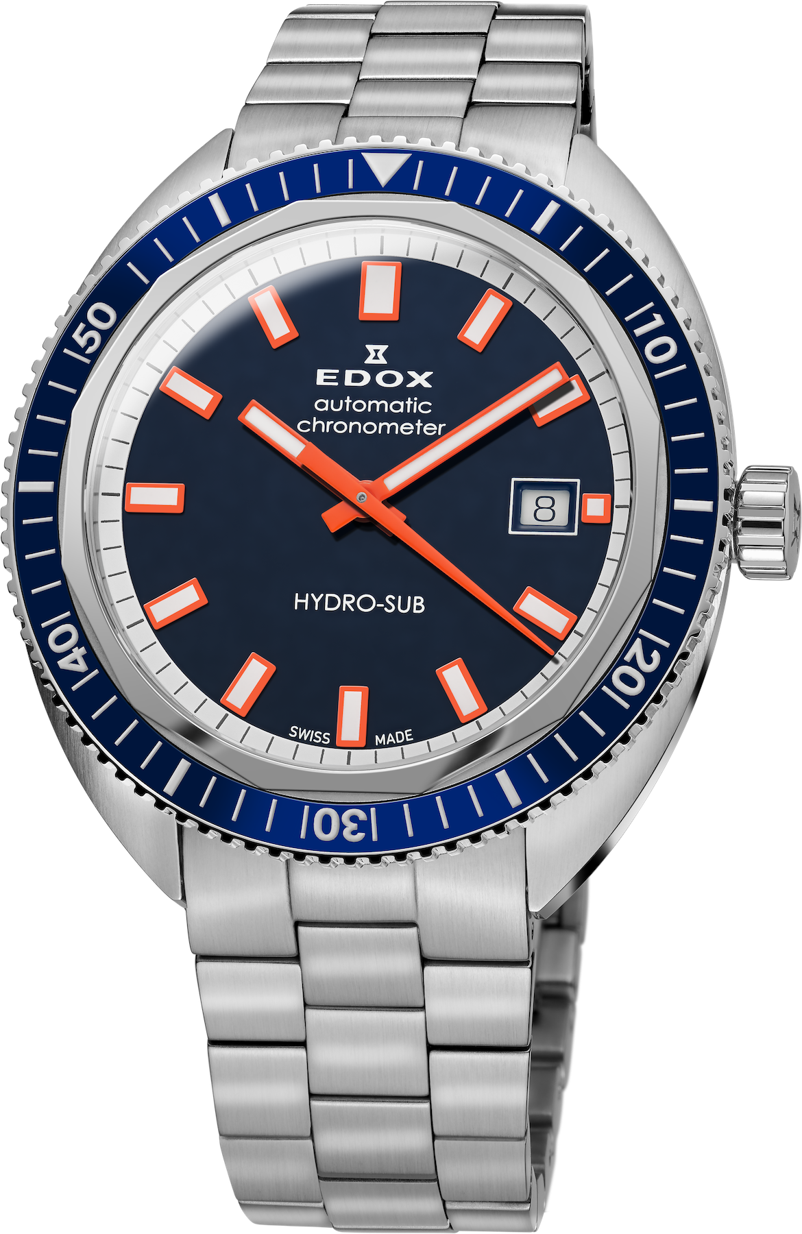 Edox Hydro-Sub 1965 Limited Edition Watch 80128 3BUM BUIO Image 1
