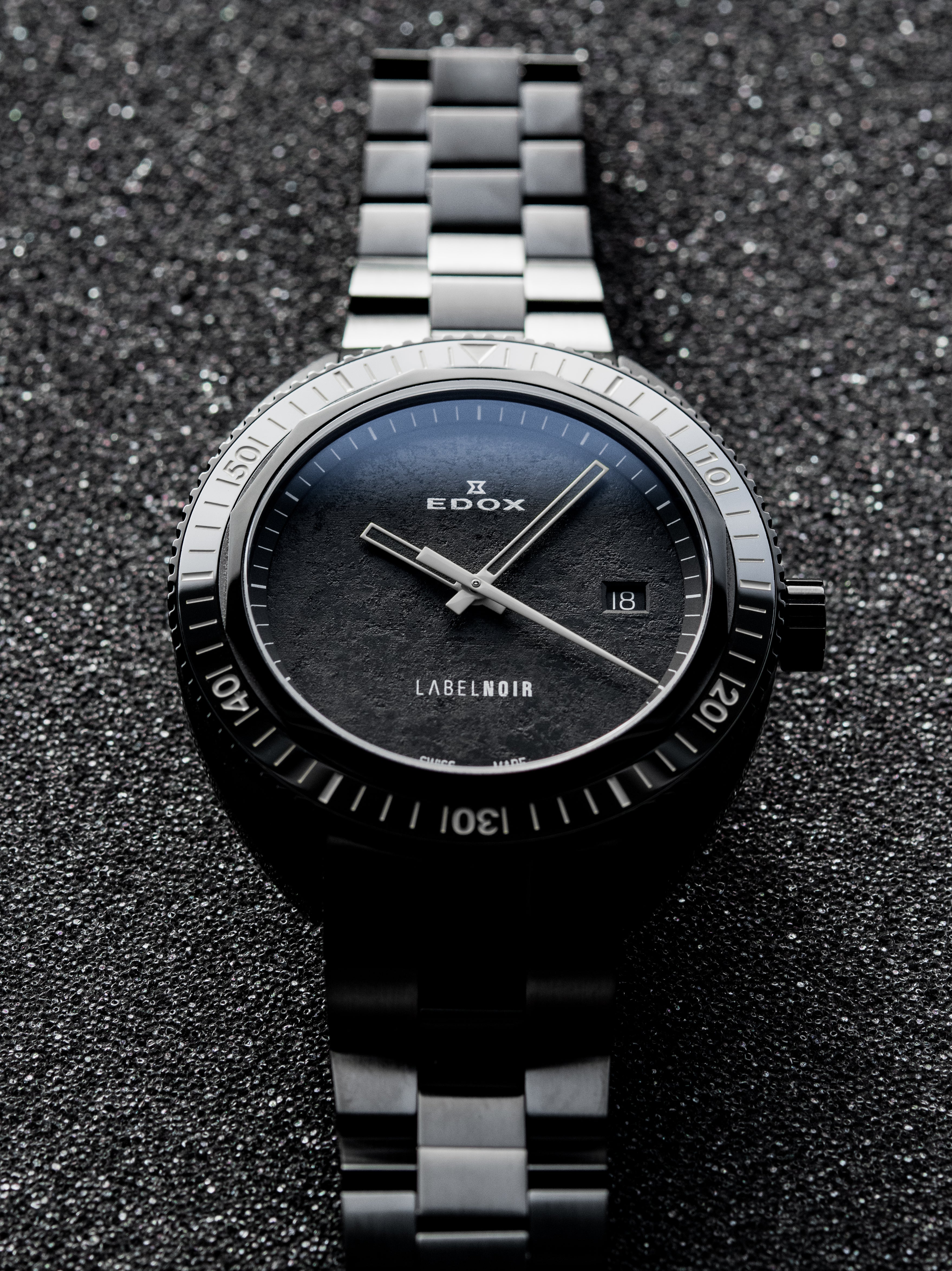 Edox Hydro Sub Label Noir Limited Edition Watch 80128 37NLNM NLN Image 3