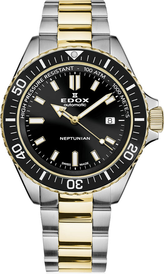 Edox Neptunian Automatic Watch 80120 357JM NID Image 1