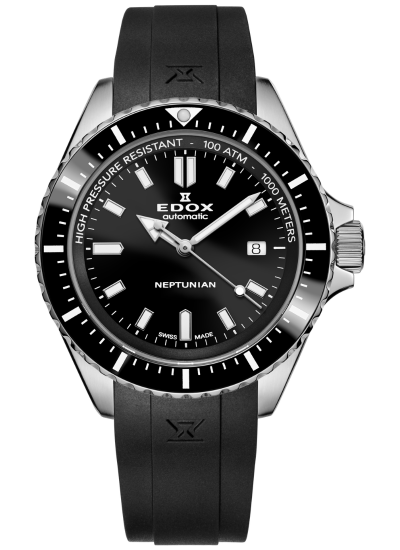 Edox Neptunian Grande Reserve Date Automatic 80801 3NCA NIN Image 1
