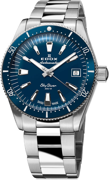 Edox Skydiver 38 Date Automatic Watch 80131 3BUM BUIN Image 1