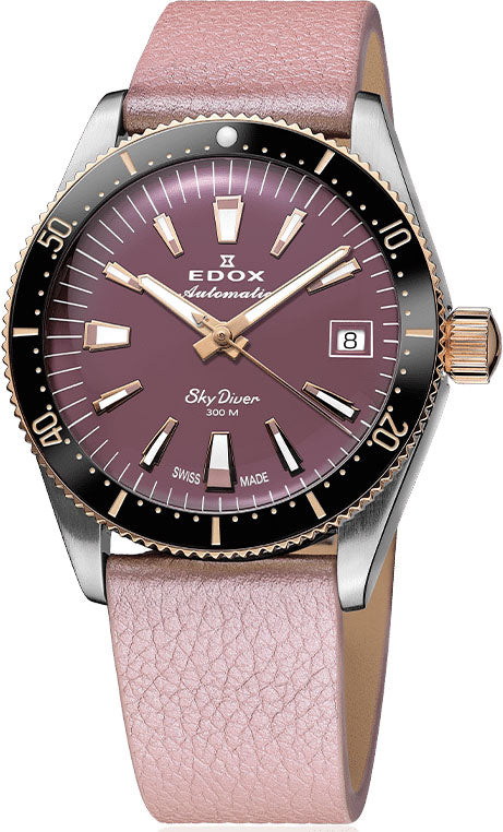 Edox Skydiver 38 Date Special Edition Watch 80131 357RNRC VIO Image 1