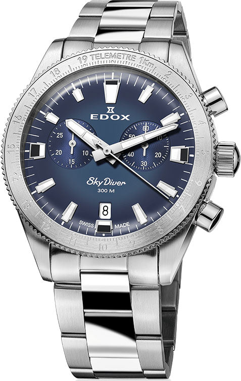 Edox Skydiver Chronograph Limited Edition Watch 10116 3 BUIDN Image 2