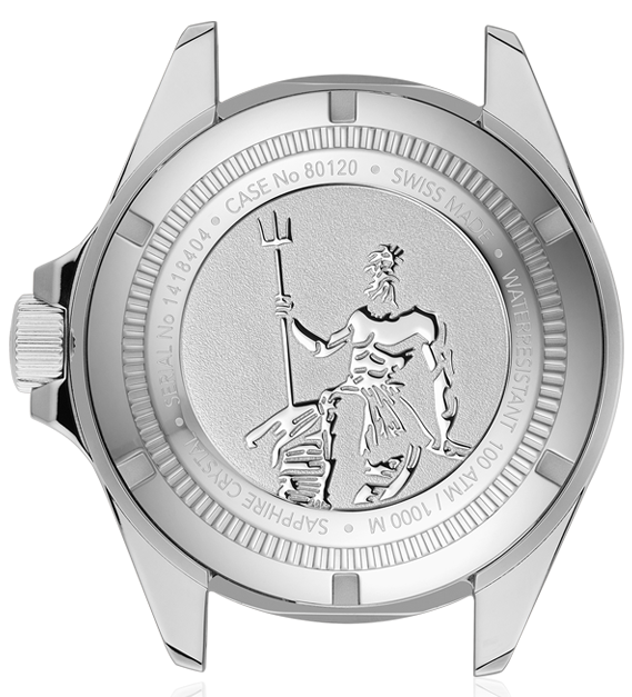 Edox Skydiver Neptunian Automatic 3 Hands Watch 80120 3NM BUIDN Image 3