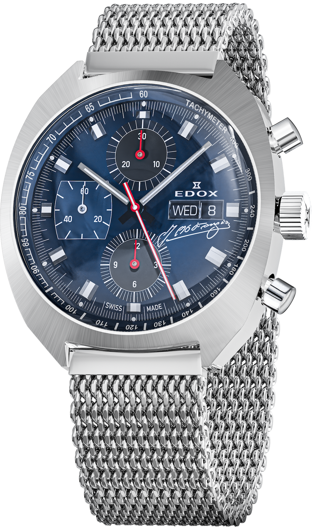 Edox Sportsman Fangio Limited Edition Watch 01132 3BU BUGN Image 2