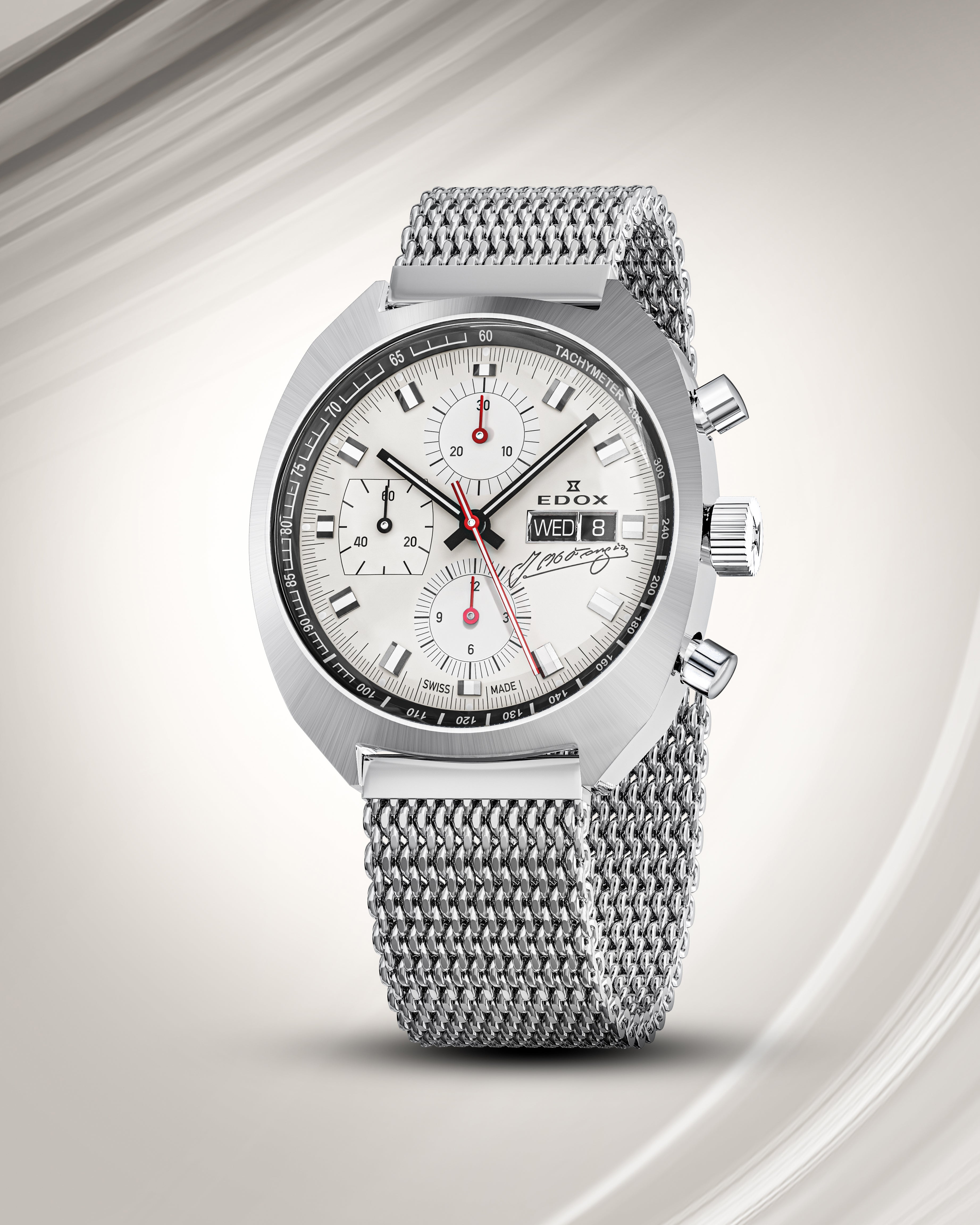 Edox Sportsman Fangio Limited Edition Watch 01132 3G BEAN Image 7