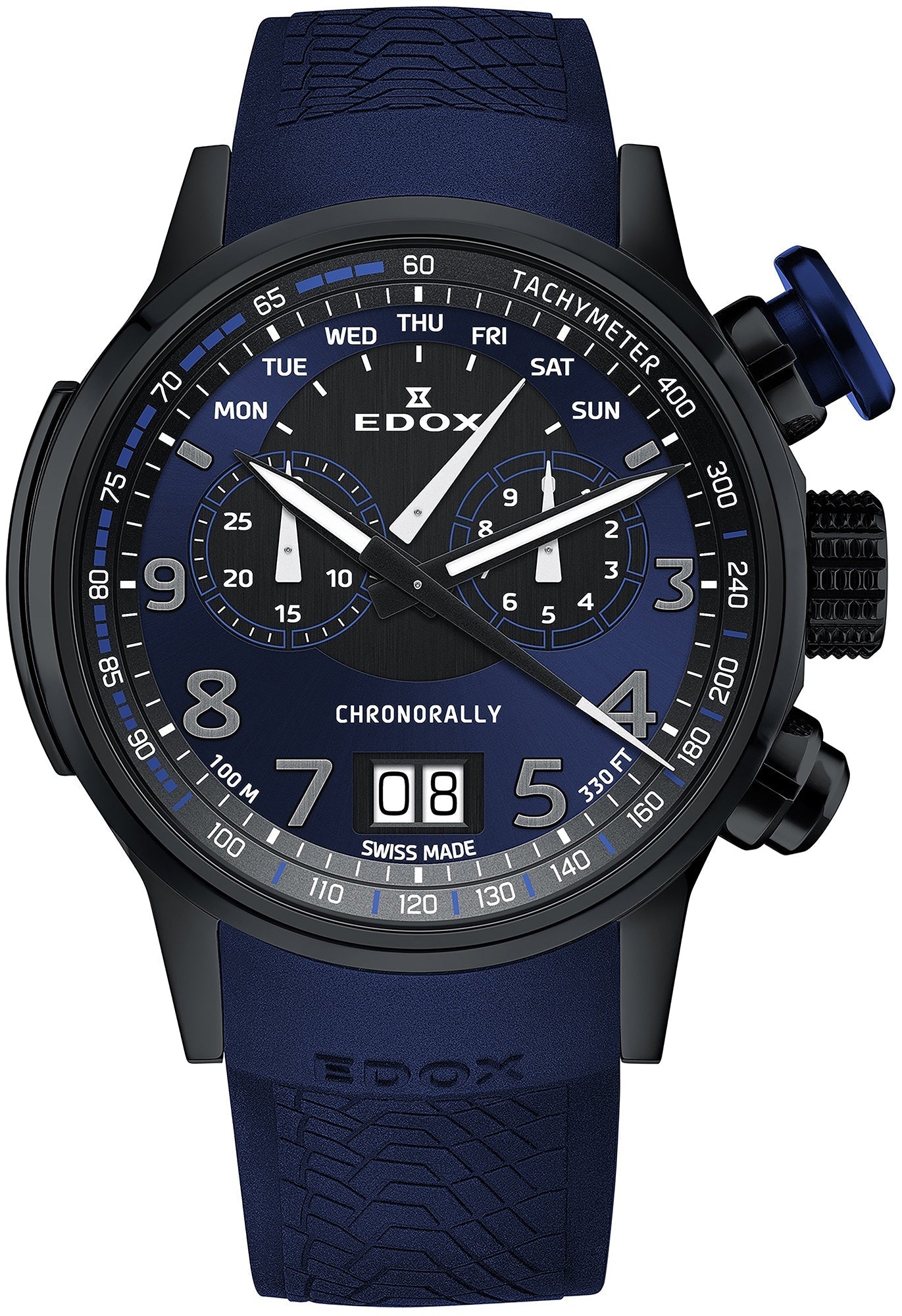 Edox Watch Chronorally Chronograph 38001 TINNBUF3 BUF3 Image 1
