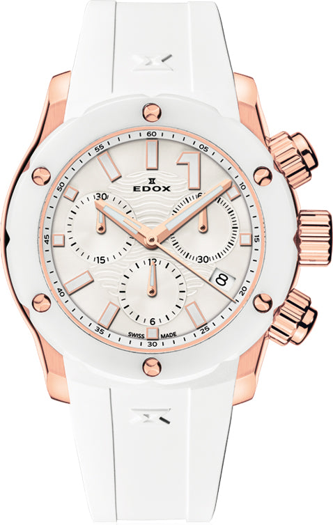 Edox Watch CO-1 Chrono Chronolady 10225 37RB BIR Image 1