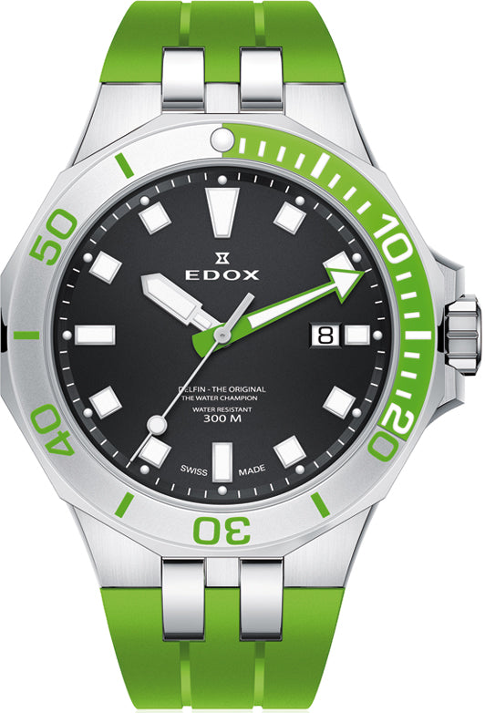 Edox Watch Delfin Diver 3 Hands 53015 3VCA NIN Image 1