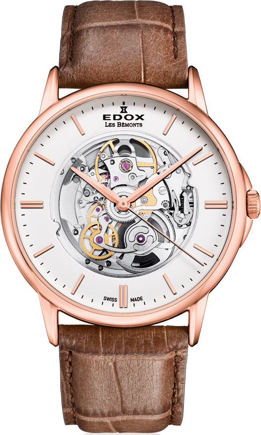 Edox Watch Les Bemonts Automatic Skeleton 85300 37R AIR Image 1