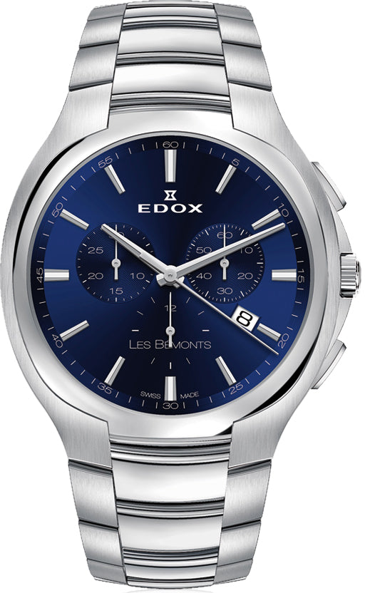 Edox Watch Les Bemonts Chrono Quartz 10239 3 BUIN Image 1