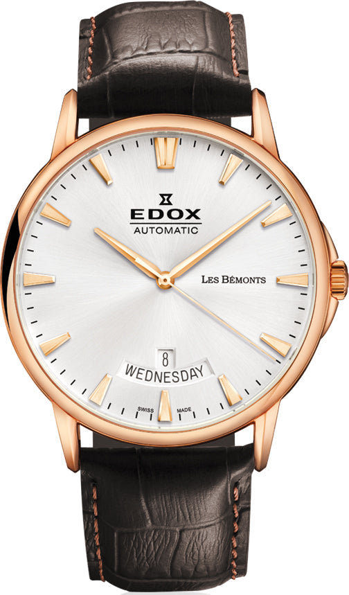 Edox Watch Les Bemonts Day Date 83015 37R BIR Image 1