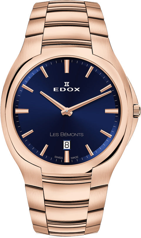 Edox Watch Les Bemonts Ultra Slim 56003 37R BUIR Image 1