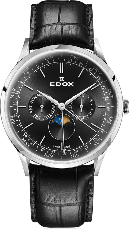Edox Watch Les Vauberts 40101 3C NIN Image 1