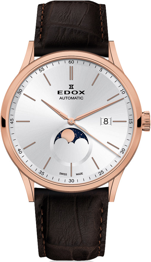Edox Watch Les Vauberts Moon Phase 80500 37R AIR Image 1
