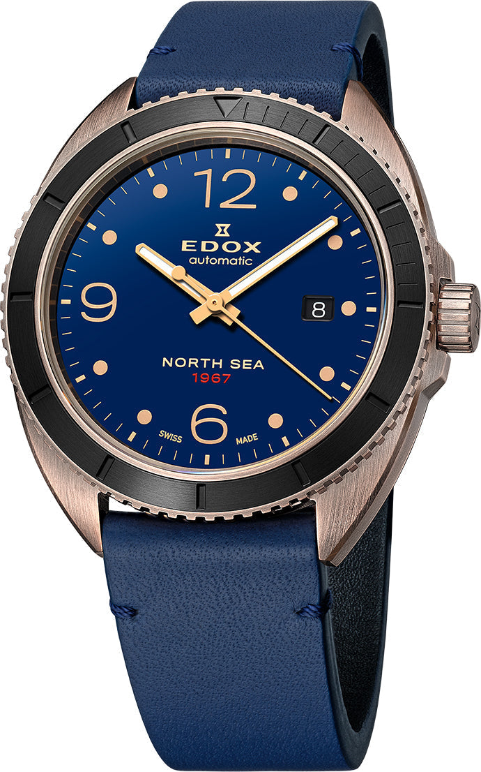 Edox Watch North Sea 1967 Automatic Limited Edition 80118 BRN BU1 Image 2