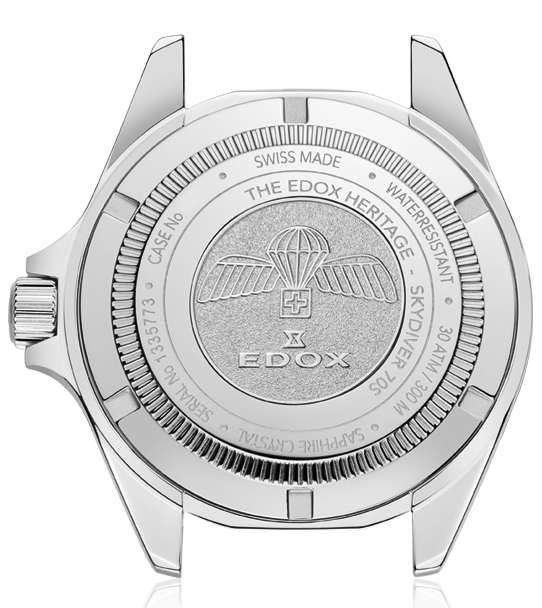 Edox Watch Skydiver 70s Automatic 3 Hands D 80115 3N1M BUIN Image 2