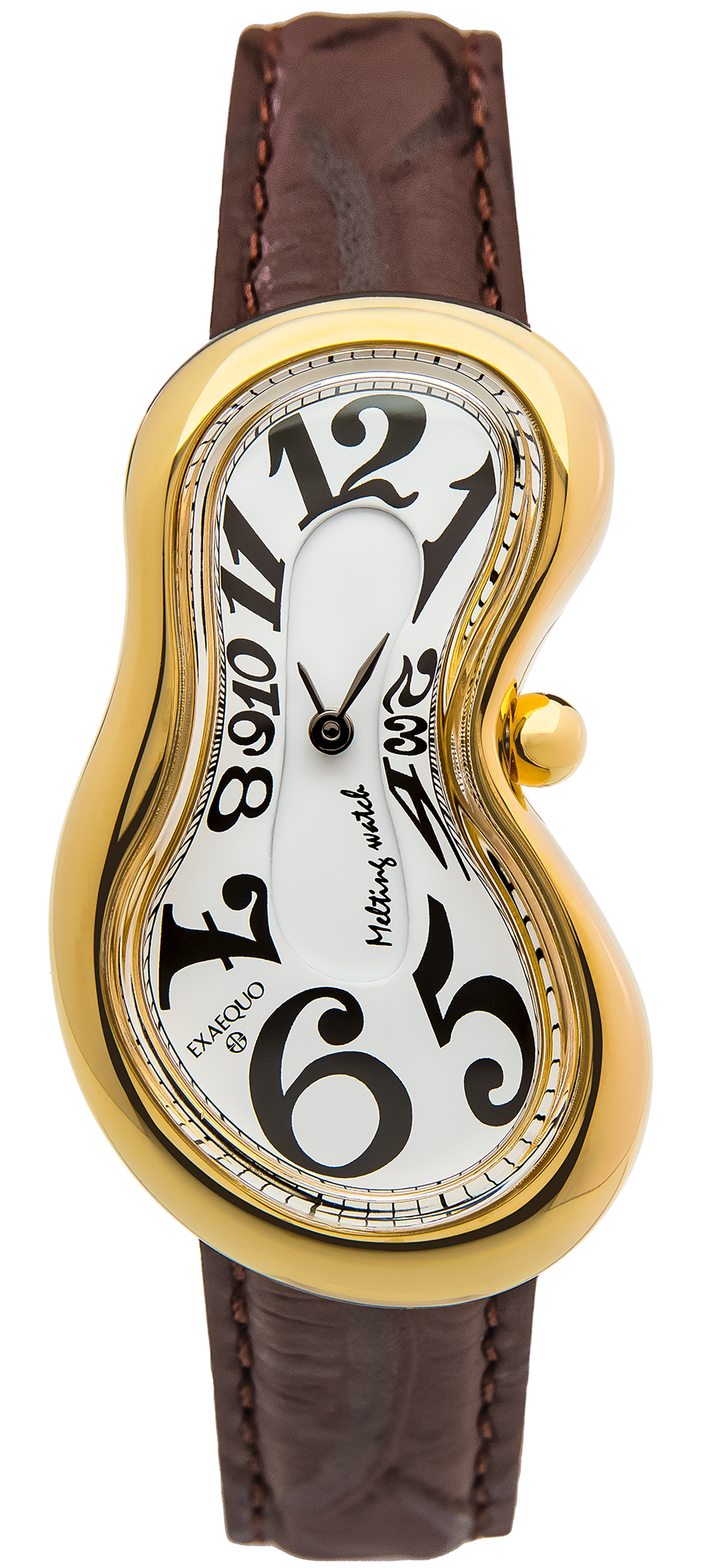 Exaequo Classic Melting PVD Yellow Gold White Dial Watch EX0002.0052 Image 1