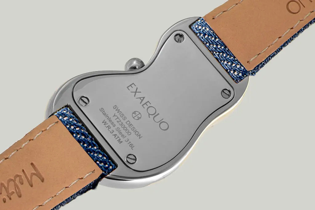 Exaequo Classic Melting SS 316L White Denim Watch EX0001.0012 Image 4