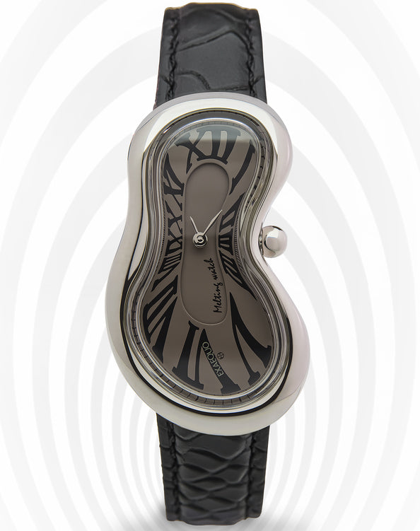 Exaequo Classic Melting SS Fume Dial Watch EX0001.0007 Image 4