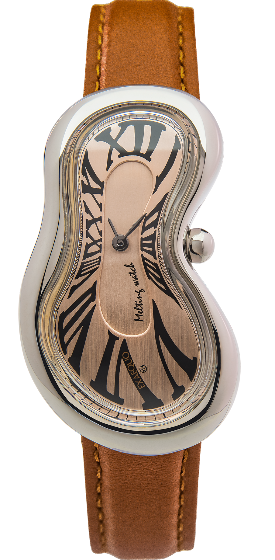 Exaequo Classic Melting SS Rose Gold Dial Watch EX0001.0010 Image 1