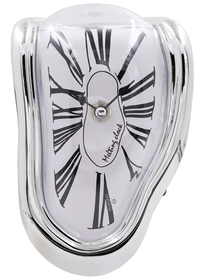Exaequo Melting Clock ABS Silver Colour Case Watch EX0011.0002 Image 1