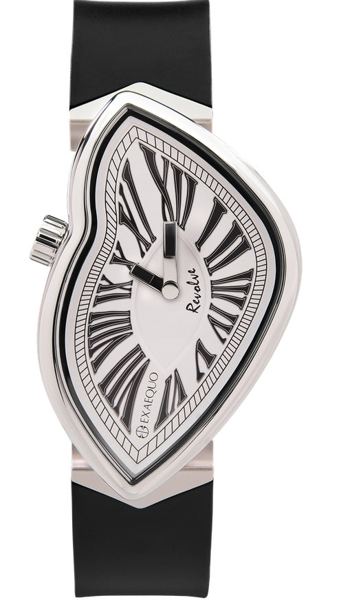 Exaequo Revolve Melting SS White Dial Watch EX0031.0002 Image 1