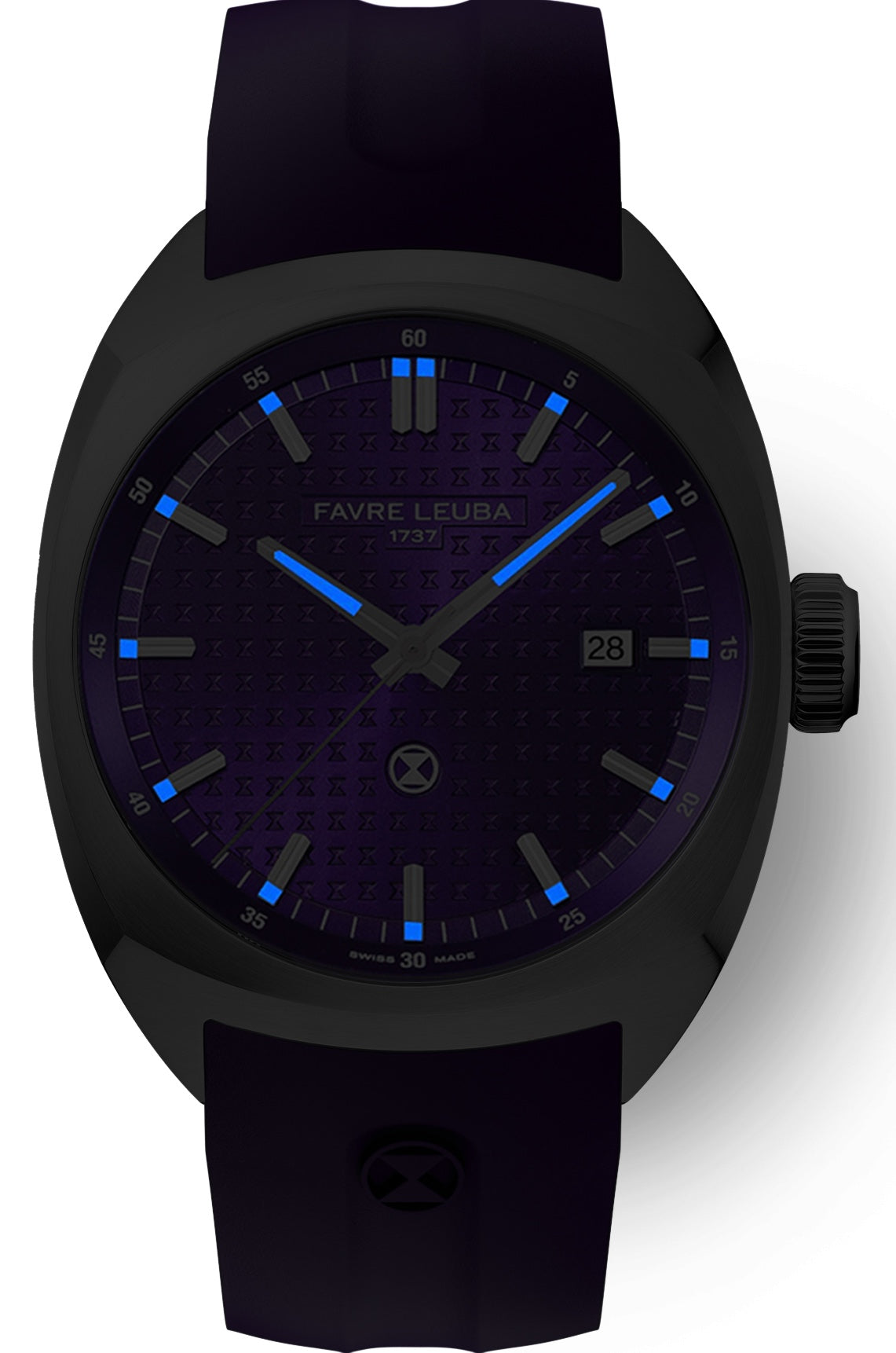Favre Leuba Chief Date Royal Purple Watch 00.20102.102.07.307 Image 2