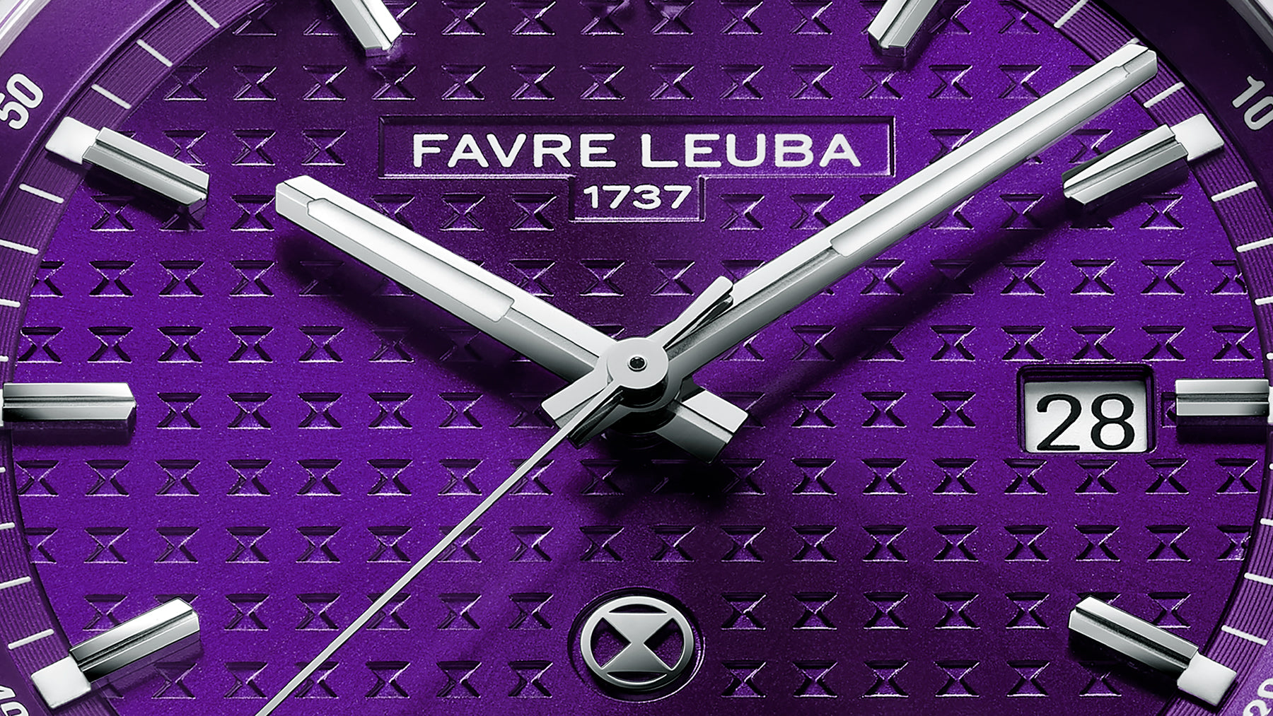 Favre Leuba Chief Date Royal Purple Watch 00.20102.102.07.307 Image 6