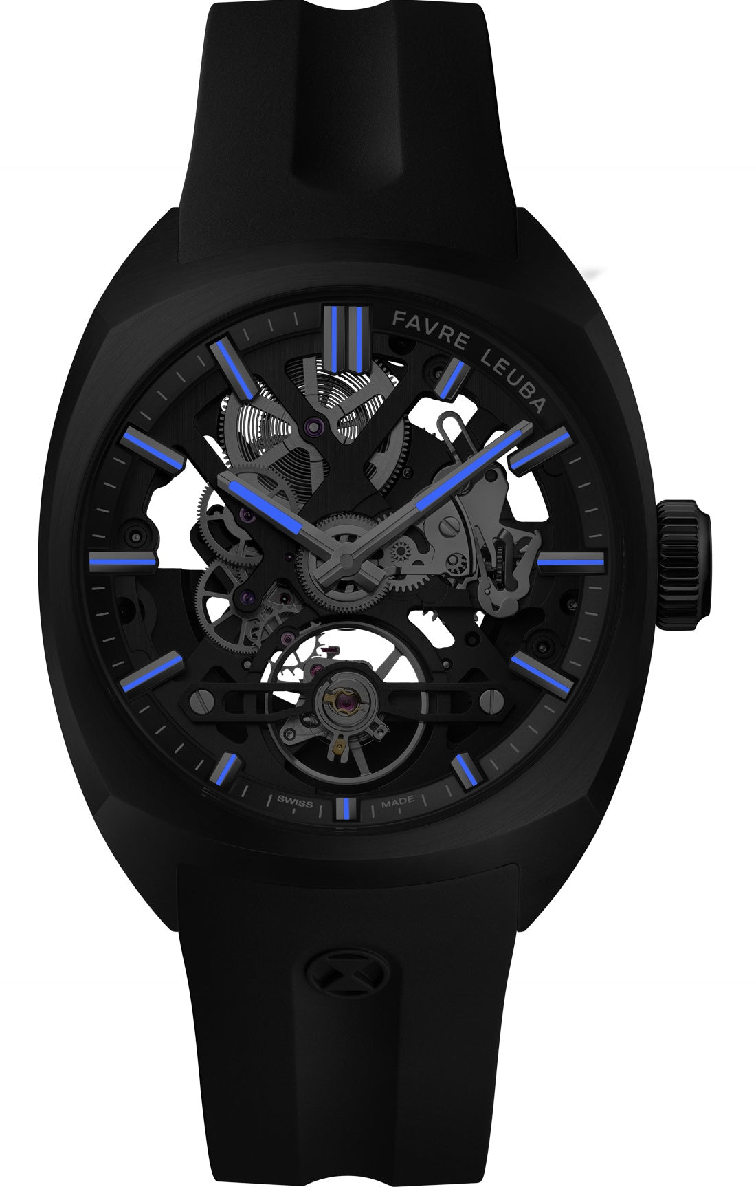 Favre Leuba Chief Skeleton Black DLC Watch 00.20106.105.02.302 Image 2