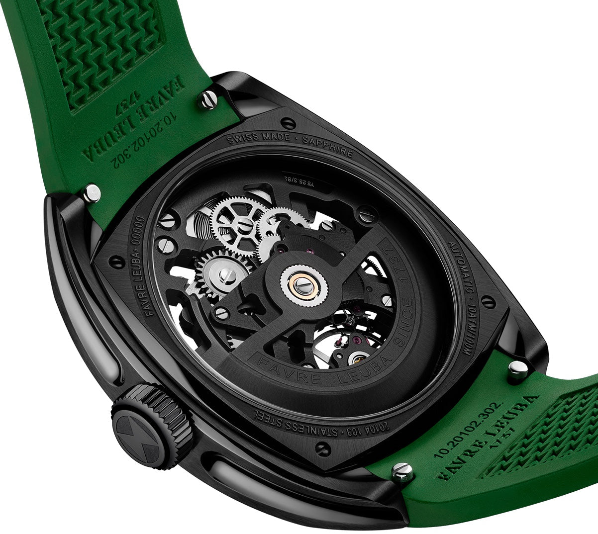 Favre Leuba Chief Skeleton Black DLC Watch 00.20106.105.03.303 Image 4