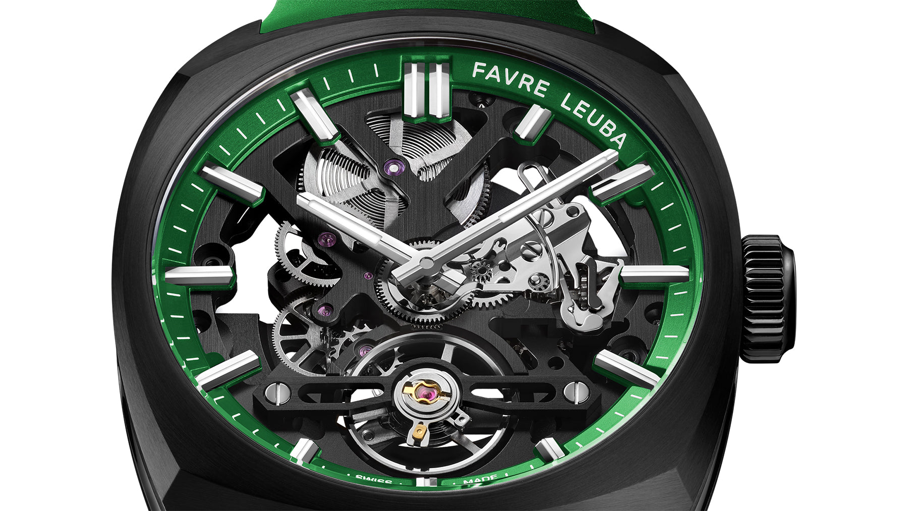 Favre Leuba Chief Skeleton Black DLC Watch 00.20106.105.03.303 Image 5