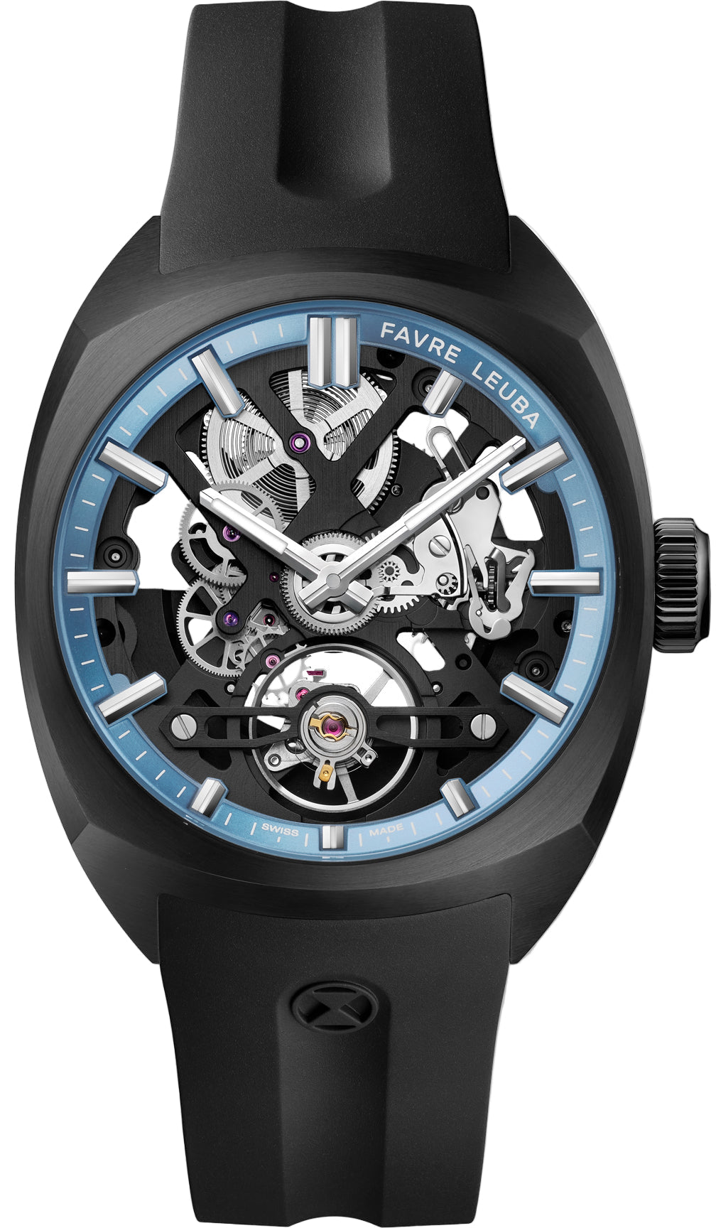 Favre Leuba Chief Skeleton Black DLC Watch 00.20106.105.04.301 Image 1