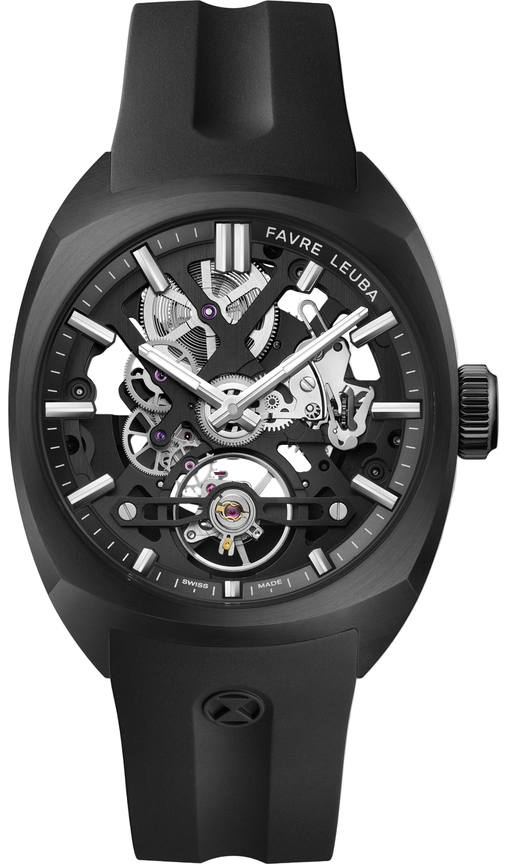 Favre Leuba Chief Skeleton Black DLC Watch 00.20106.105.06.301 Image 1