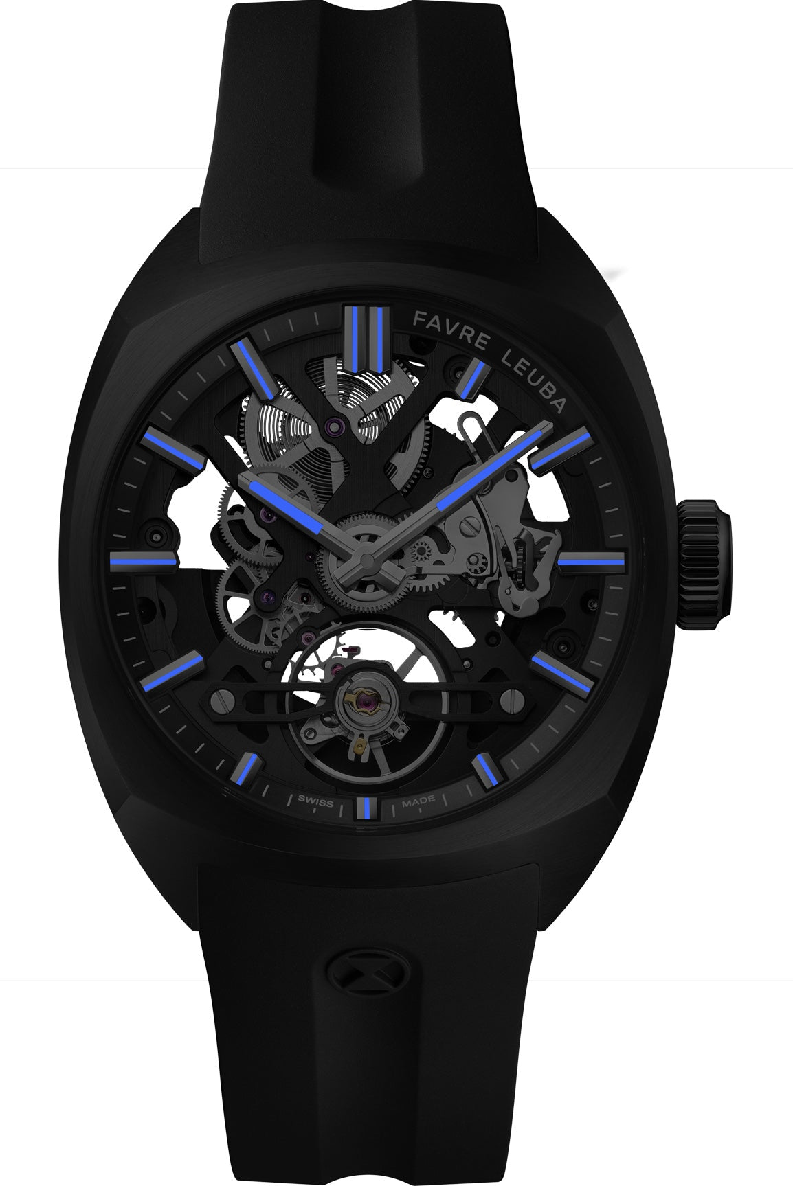 Favre Leuba Chief Skeleton Black DLC Watch 00.20106.105.06.301 Image 2