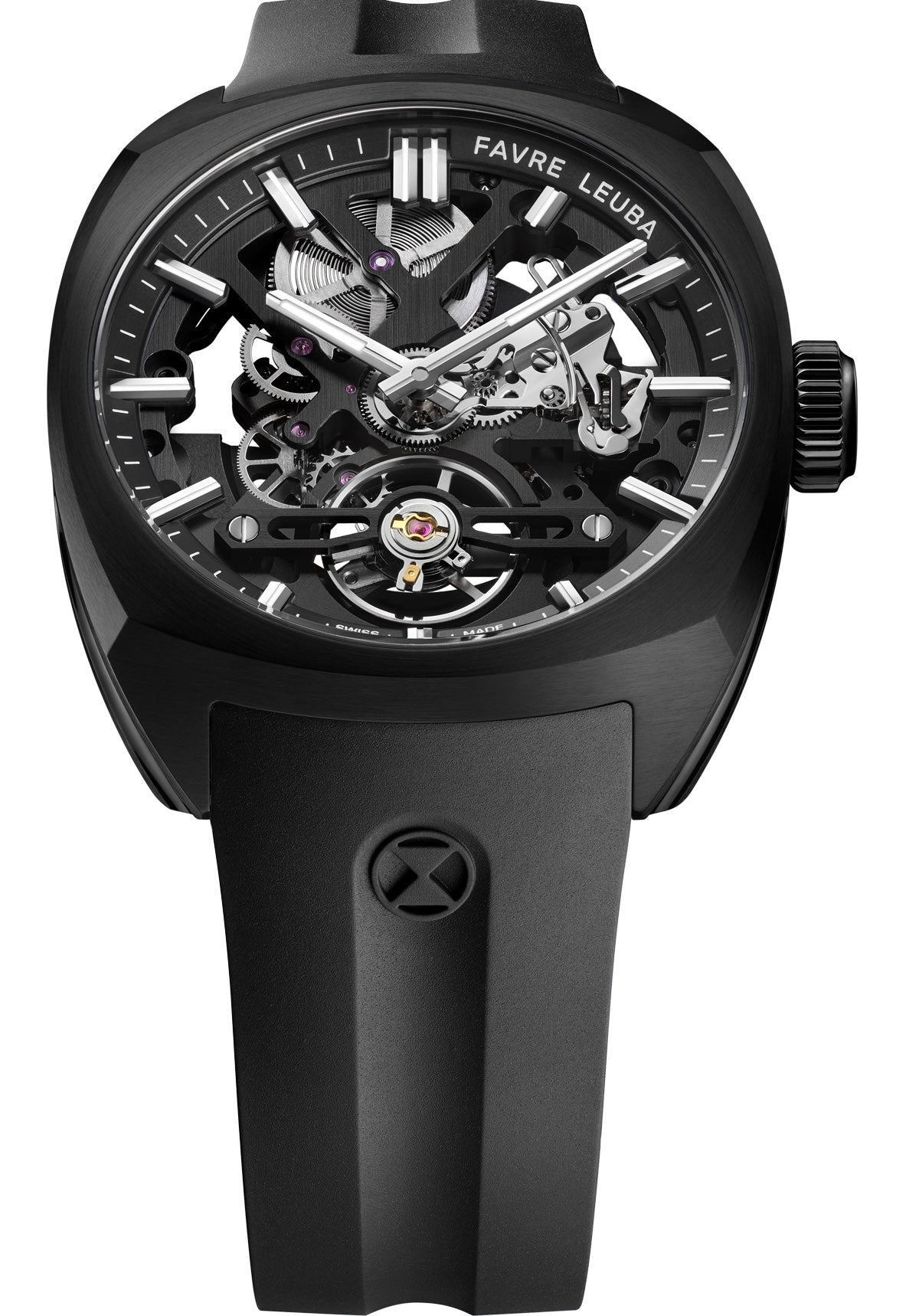 Favre Leuba Chief Skeleton Black DLC Watch 00.20106.105.06.301 Image 3
