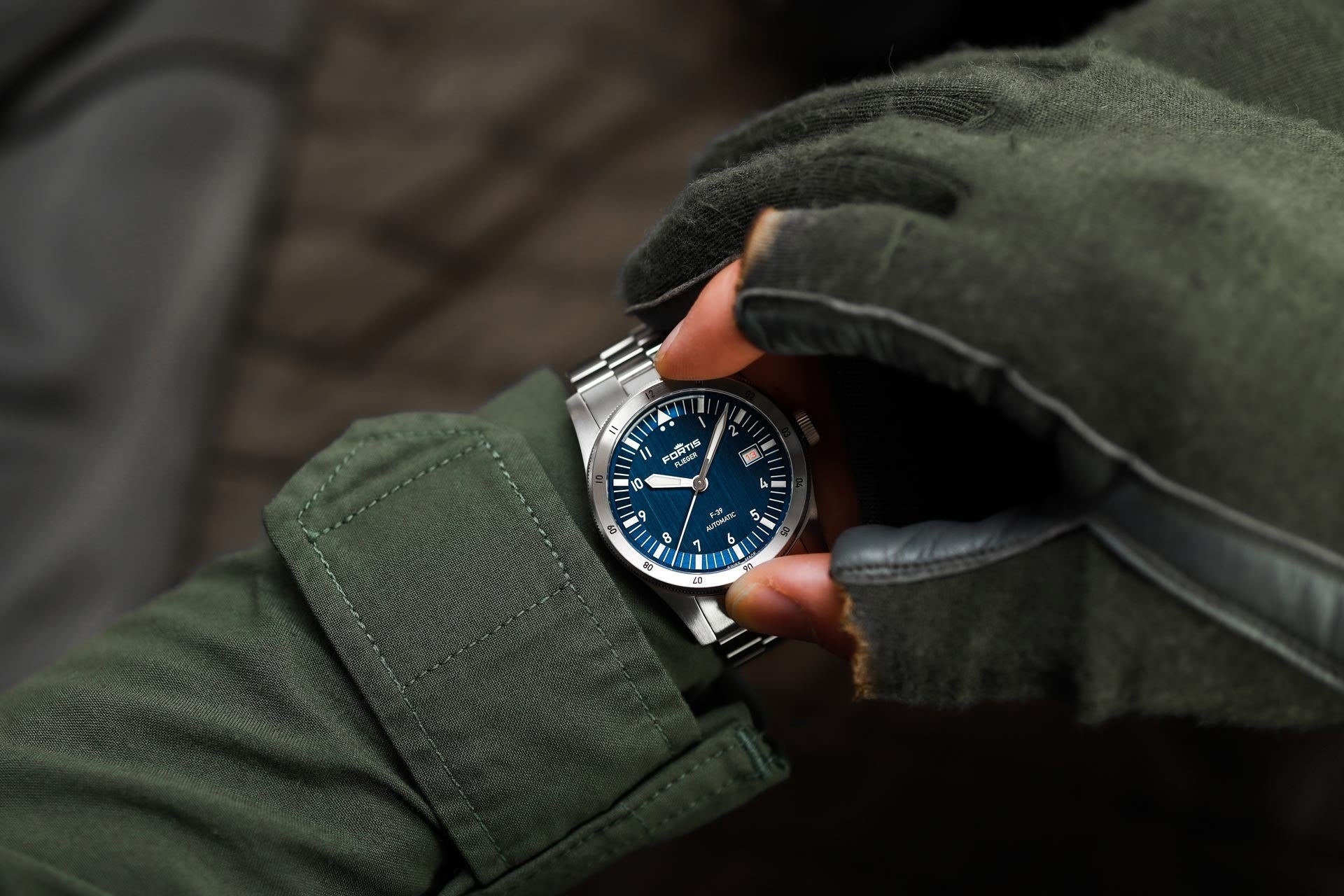 Fortis Flieger F-39 Automatic Liberty Blue Watch F4220023 Image 2