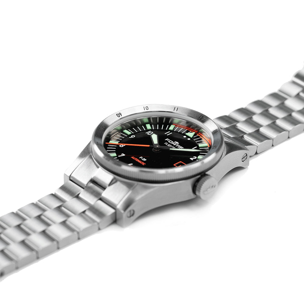 Fortis Flieger F-39 Automatic On Block Bracelet Watch F4220005 Image 5