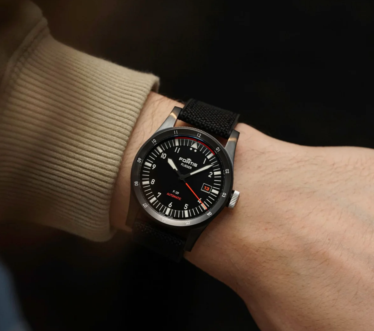 Fortis Flieger F-39 Mission Black Watch F4220028 Image 4