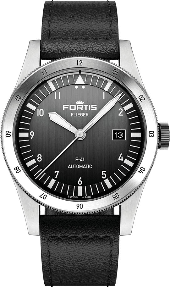 Fortis Flieger F-41 Automatic Black Watch F4220018 Image 1