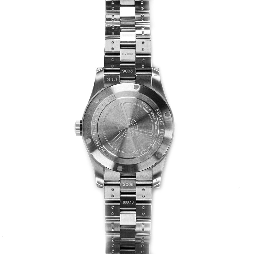 Fortis Flieger F-41 Automatic On Block Bracelet Watch F4220008 Image 6