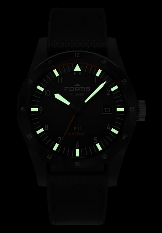 Fortis Flieger F-41 Mission Black Watch F4220030 Image 2