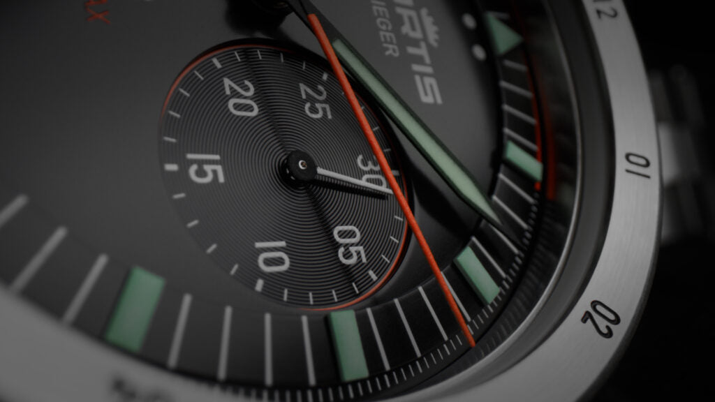 Fortis Flieger F-43 Bicompax On Aviator Strap Watch F4240005 Image 5