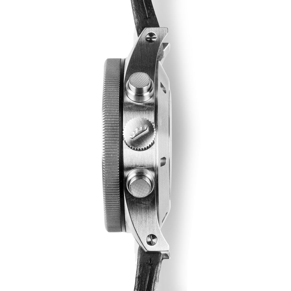 Fortis Flieger F-43 Bicompax On Aviator Strap Watch F4240005 Image 8