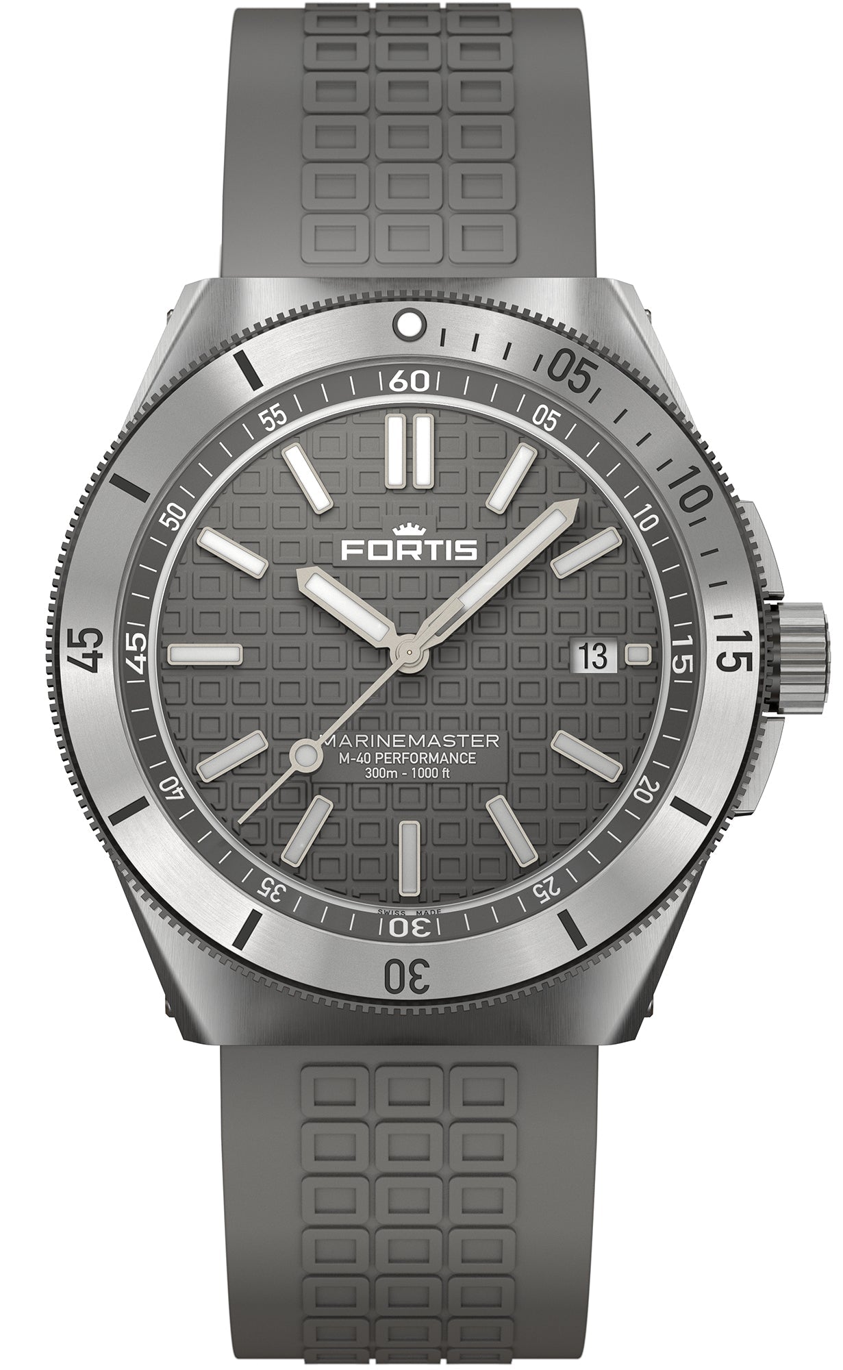 Fortis Marinemaster M-40 Rockstone Gray Watch F8120005 Image 1