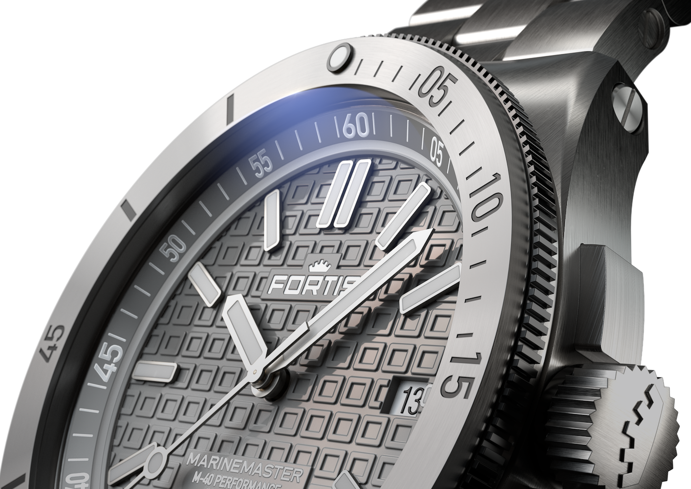 Fortis Marinemaster M-40 Rockstone Gray Watch F8120006 Image 3