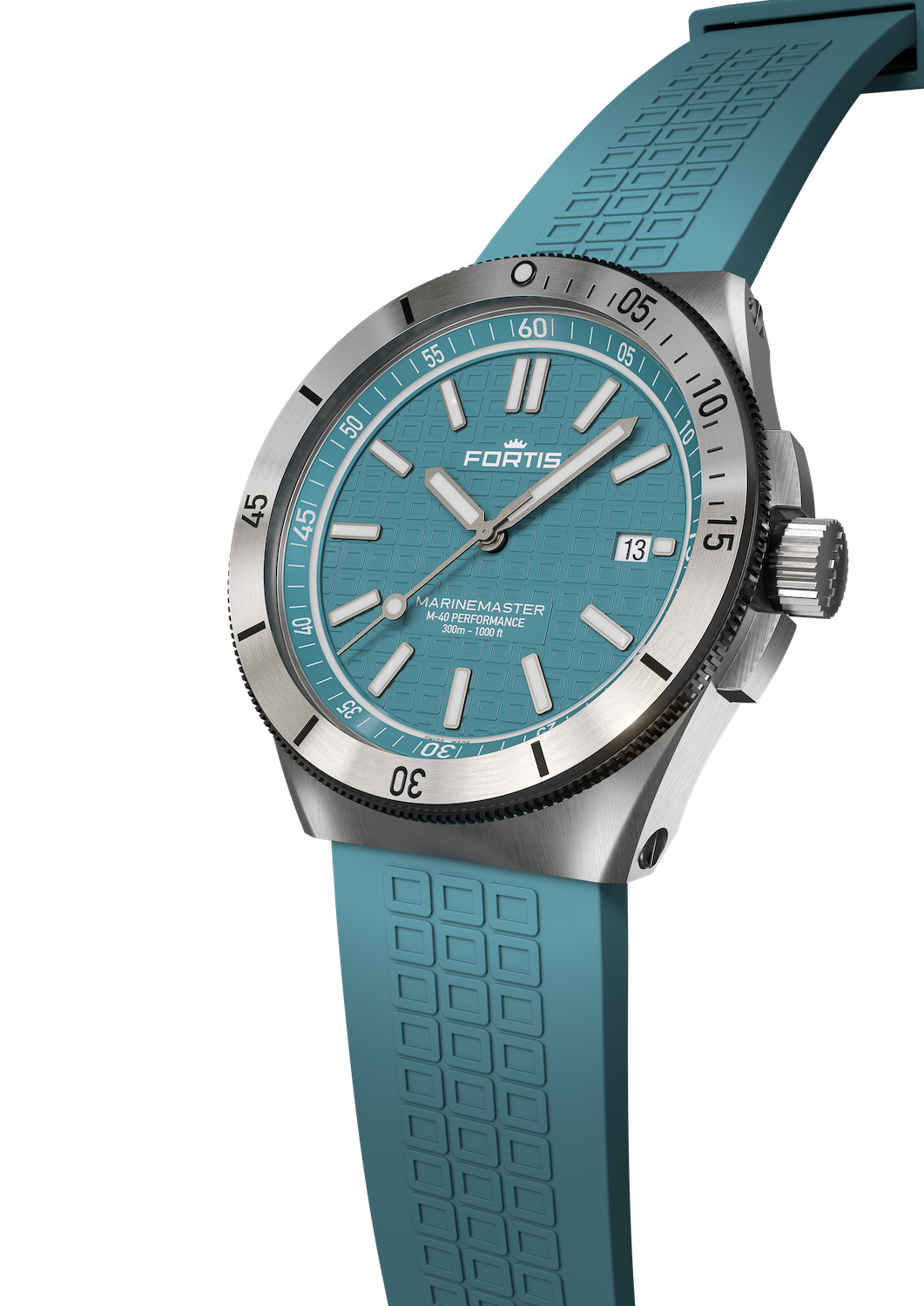 Fortis Marinemaster M-40 Serenity Blue Watch F8120003 Image 4