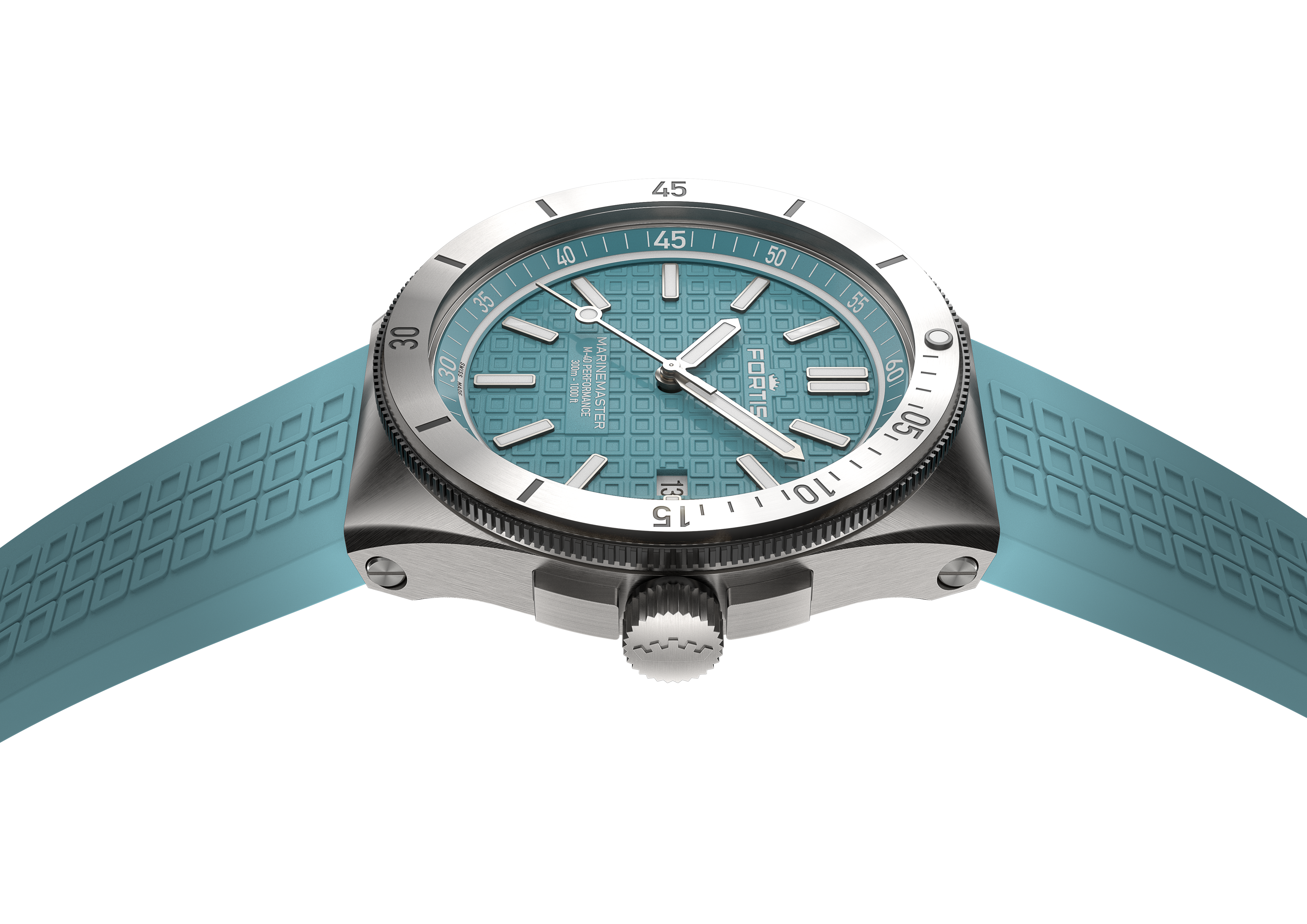Fortis Marinemaster M-40 Serenity Blue Watch F8120003 Image 5
