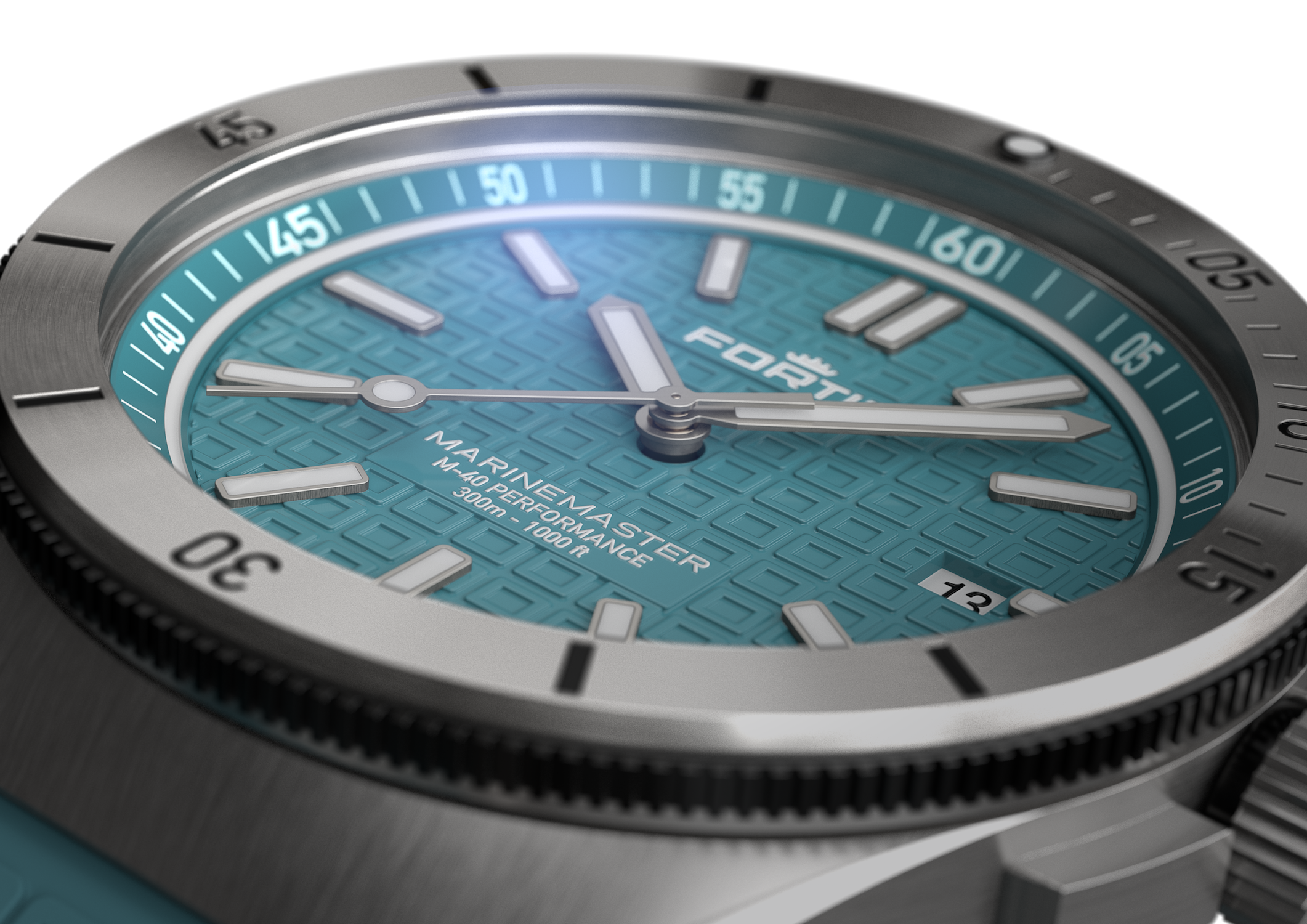 Fortis Marinemaster M-40 Serenity Blue Watch F8120003 Image 8