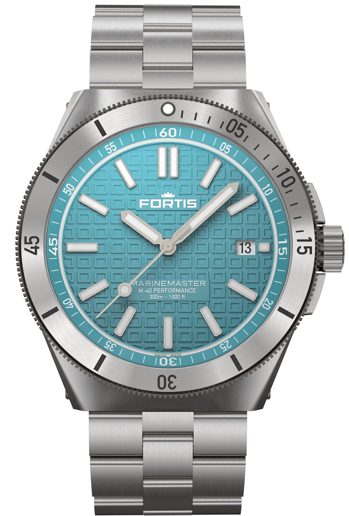 Fortis Marinemaster M-40 Serenity Blue Watch F8120004 Image 1